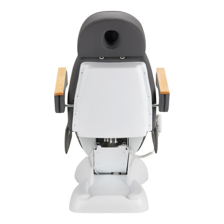 Fotel kosmetyczny elektryczny SILLON Lux 273b 3sil. 2 gat. szary