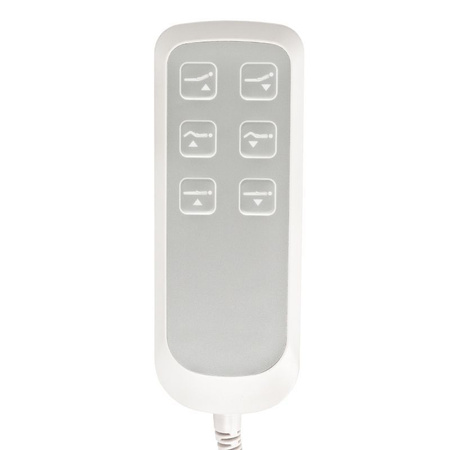 FOTEL KOSMETYCZNY ELEKTR. ECLIPSE 4 SILN. BIAŁY