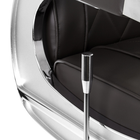 Hair System fotel barberski BM88066 brązowy