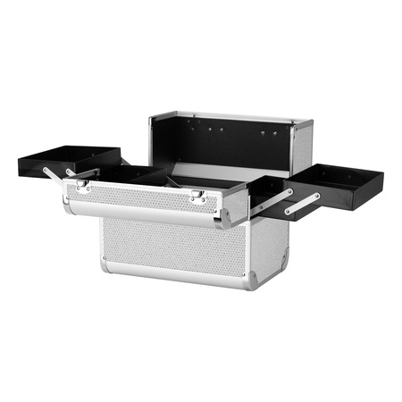 Kuferek kosmetyczny SC 44 srebrny