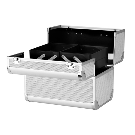 Kuferek kosmetyczny SC 44 srebrny