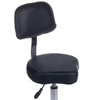 Taboret kosmetyczny z oparciem BH-7268 Czarny