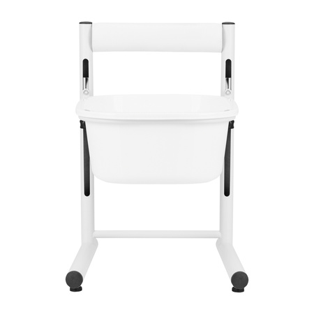 Brodzik do pedicure z regulowaną wysokością biały