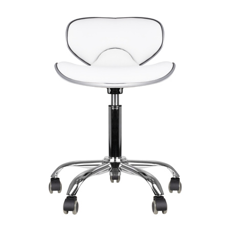 Gabbiano taboret kosmetyczny Q-4599 biały