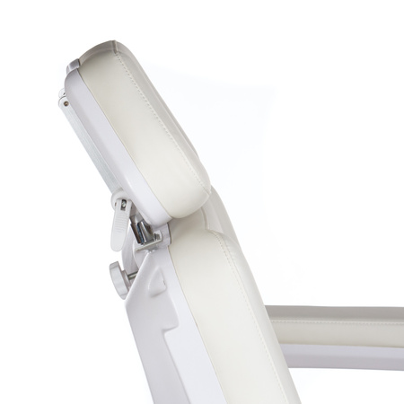 Elektryczny fotel kosmet podgrzewany BR-6686 biały