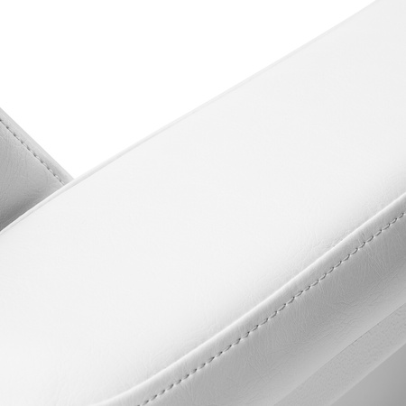 Elektryczny fotel kosmetyczny SILLON Luxury 3 silniki biały sterowanie nożne