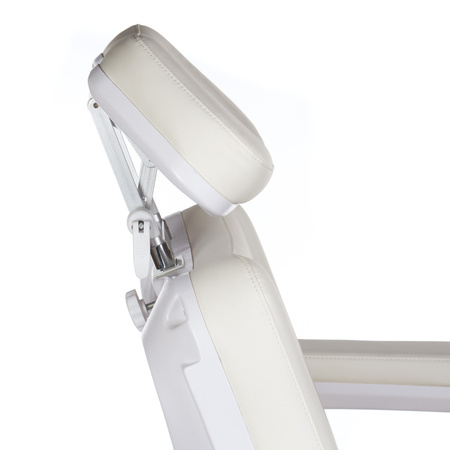 Elektryczny fotel kosmet podgrzewany BR-6686 biały