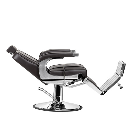 Hair System fotel barberski BM88066 brązowy
