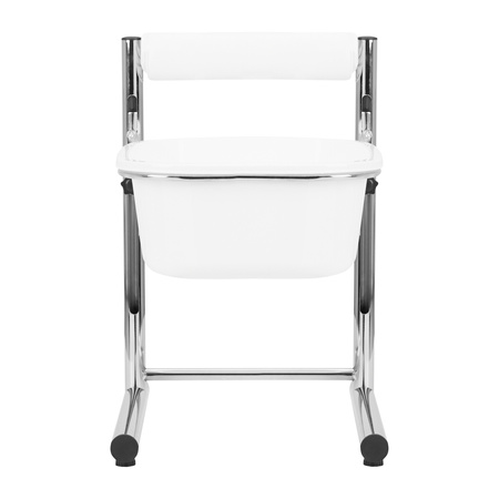 Brodzik do pedicure z regulowaną wysokością chrom