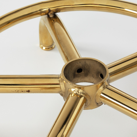 Taboret kosmetyczny 6001-G złoto - czarny 2 gat