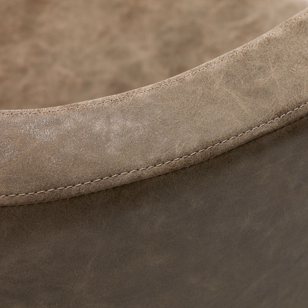 Gabbiano fotel fryzjerski Roma square old brązowy