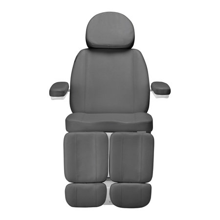 Elektryczny fotel kosmetyczny SILLON CLASSIC 3 silniki z kołyską pedi szary