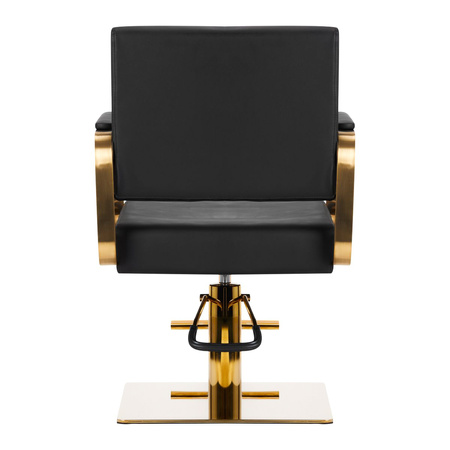 Gabbiano fotel fryzjerski Avila złoto czarny