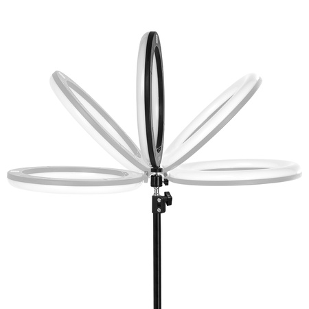 GLOW lampa pierścieniowa ring 13"" bsc ze statywem 10W