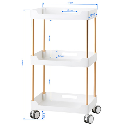 Pomocnik kosmetyczny 127 złoto biały