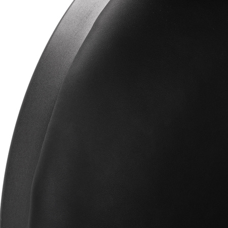 Gabbiano Fotel barberski Niccolo czarny bezguzikowy