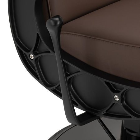 Gabbiano fotel barberski Continental brązowy