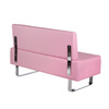 Kanapa do poczekalni Messina BD-6713 różowa