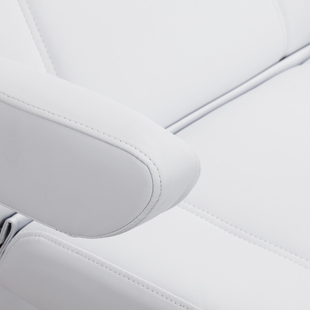 Fotel kosmetyczny Azzurro Lux pedi 3m biały