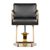 Gabbiano fotel fryzjerski Prato złoto - czarny