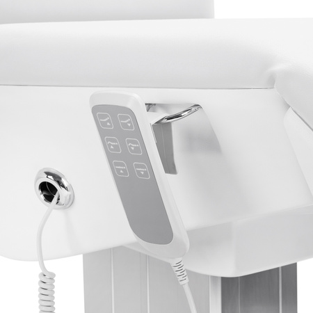 Fotel kosmetyczny elektr. 2240 Eclipse 3 siln. biały