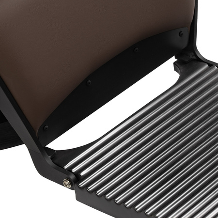 Gabbiano fotel barberski Continental brązowy