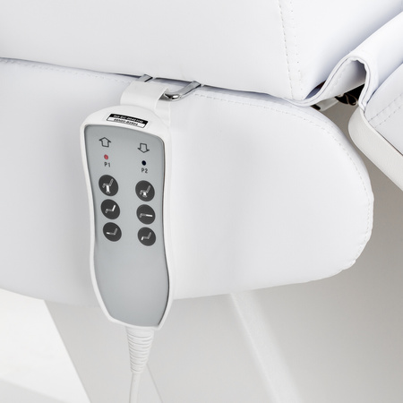 Fotel kosmetyczny Azzurro Lux 3m biały