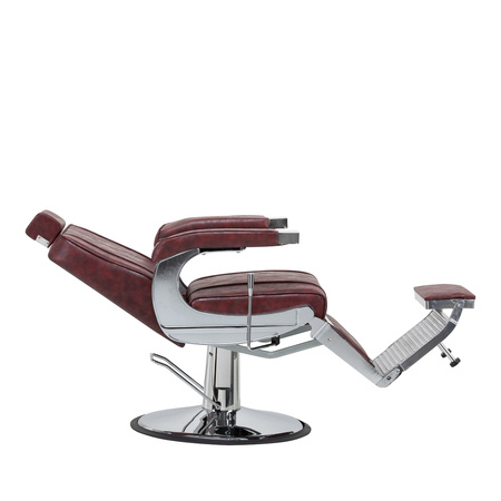Hair System fotel barberski BM88066 bordowy
