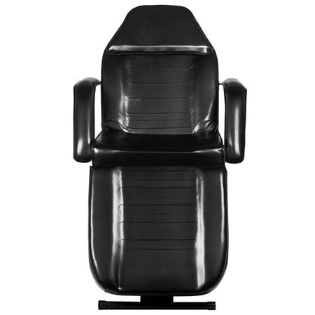 Fotel kosmetyczny Basic 202 z kuwetami czarny