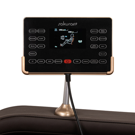 Sakura fotel masujący Comfort Plus 806 brązowy