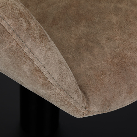 Gabbiano fotel fryzjerski Morena modern old brązowy