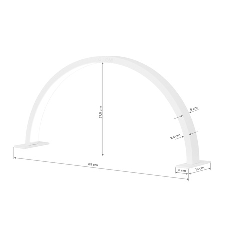 GLOW lampa do manicure ARCHE II biała