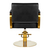 Gabbiano fotel fryzjerski Genua złoto czarny