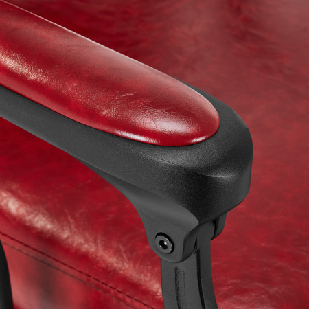 Gabbiano fotel barberski President Czerwony