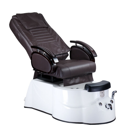 Fotel do pedicure z masażem BR-3820D Brązowy