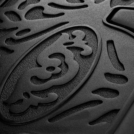 Gabbiano fotel barberski President zielony z czarną ramą