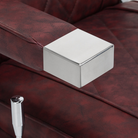 Hair System fotel barberski BM88066 bordowy