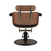 Gabbiano fotel fryzjerski Florencja orzech czarny