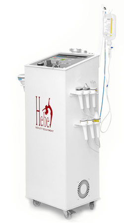 Kombajn 6 w 1 w obudowie (Tower B)  - Peeling kawitacyjny, galwanizacja dwubiegunowa, ultradźwięki, oxybrazja, mezoterapia bezigłowa, mikrodermabrazja diamentowa 