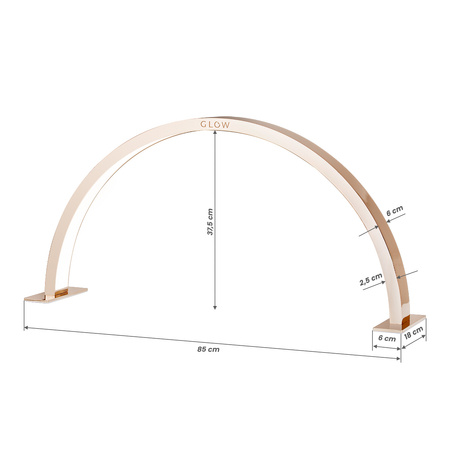 GLOW lampa do manicure ARCHE II ZŁOTA MIEDŹ