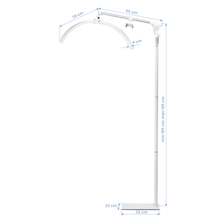 Lampa zabiegowa do rzęs GLOW biała