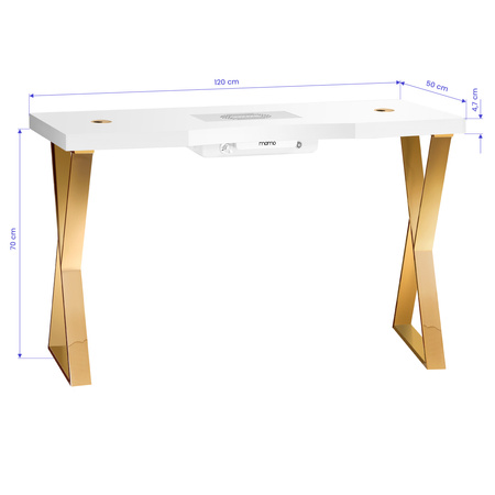 Biurko kosmetyczne MOMO 04-GL z pochłaniaczem