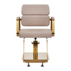 Gabbiano fotel fryzjerski Porto złoto beżowy