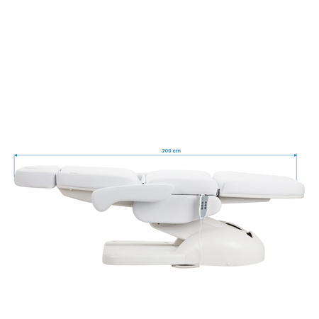 Fotel kosmetyczny Azzurro Lux 3m biały