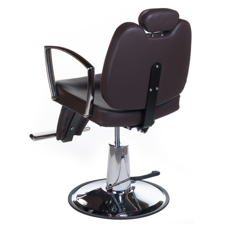 Fotel barberski HOMER II BH-31275 Brązowy