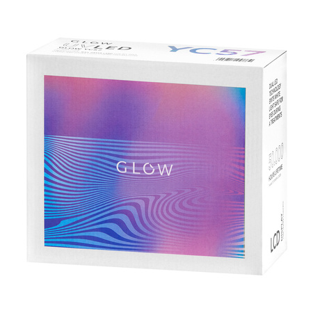 Lampa UV LED Glow YC57 RN niebiesko różowa 268W