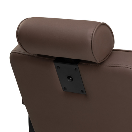 Gabbiano fotel barberski Continental brązowy